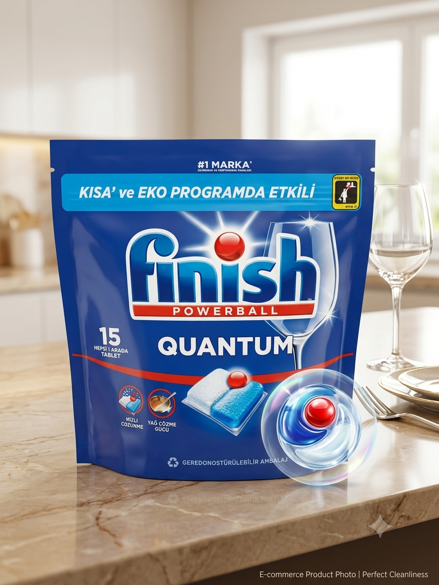 قرص ماشین ظرفشویی فینیش مدل Quantum بسته ۱۵ عددی